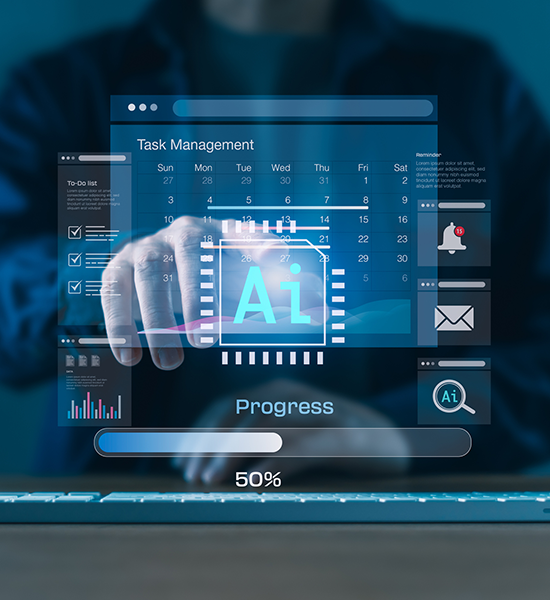 AI task management progress visualization